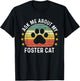 Ask Me About My Foster Cat Mom Proud Foster Mom Dad T-Shirt - T-Shirt | Black