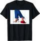 Kamala Harris High Heels Stepping On Red Maga Hat T-Shirt - T-Shirt | Black