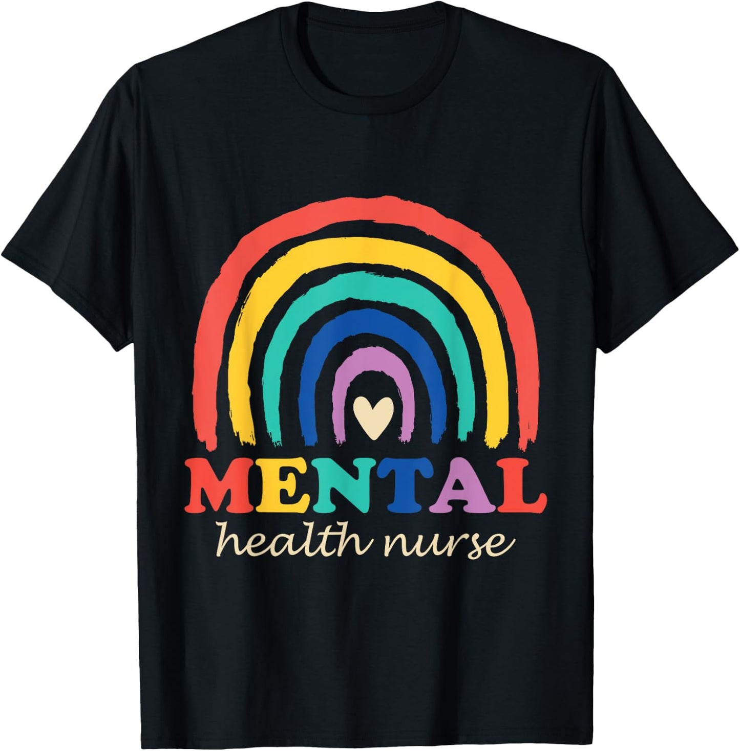 Mental Health Nurse Psychiatry Nursing Psychiatric Nurse T-Shirt - T-Shirt | Black