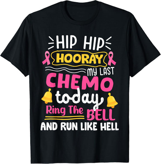 Breast Cancer Ring The Bell T-Shirt - T-Shirt | Black