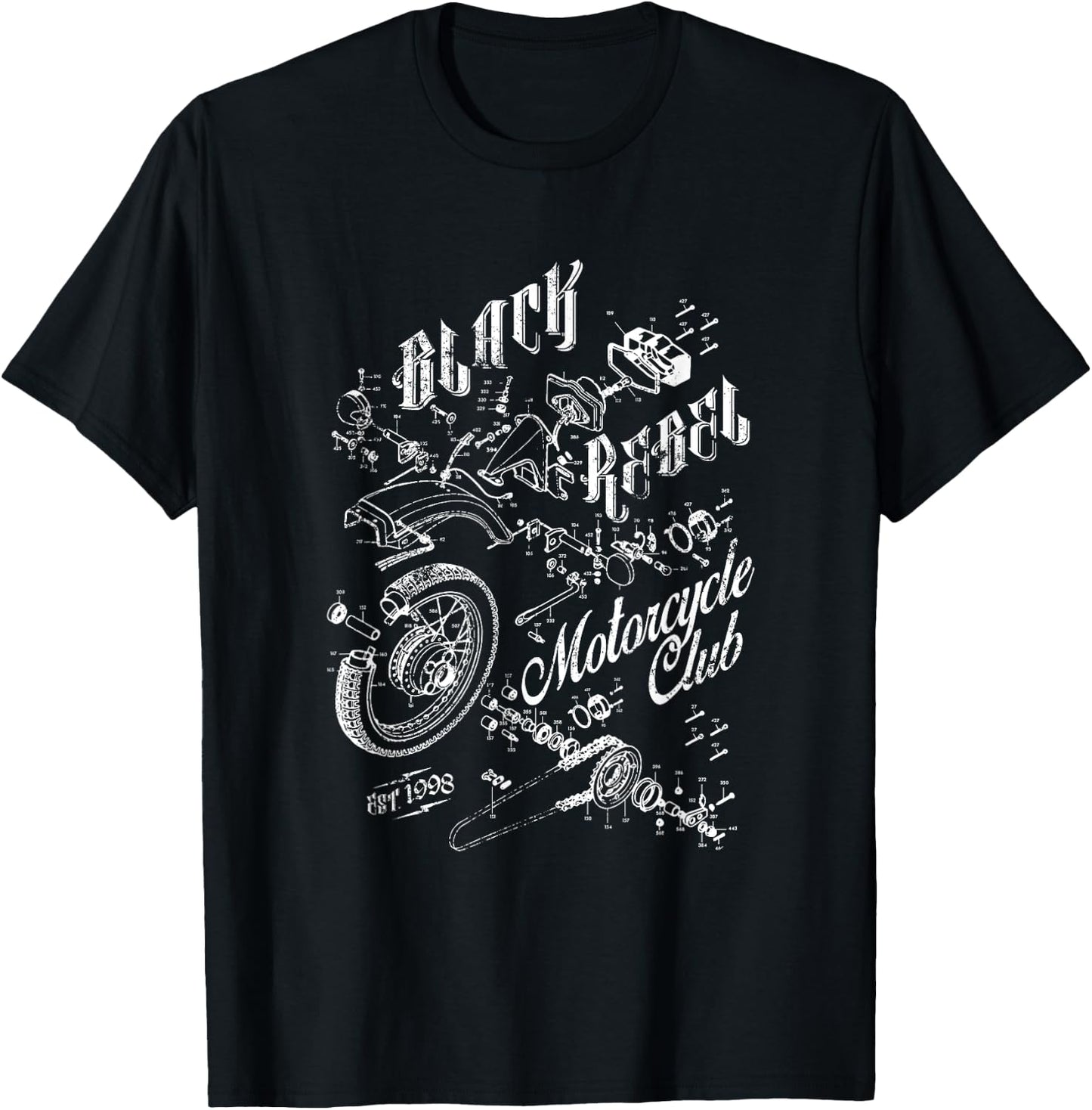Black Rebel Motorcycle Club "Moto " T-Shirt - T-Shirt | Black