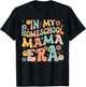 In My Homeschool Mama Era Retro Back to School T-Shirt - T-Shirt | Black