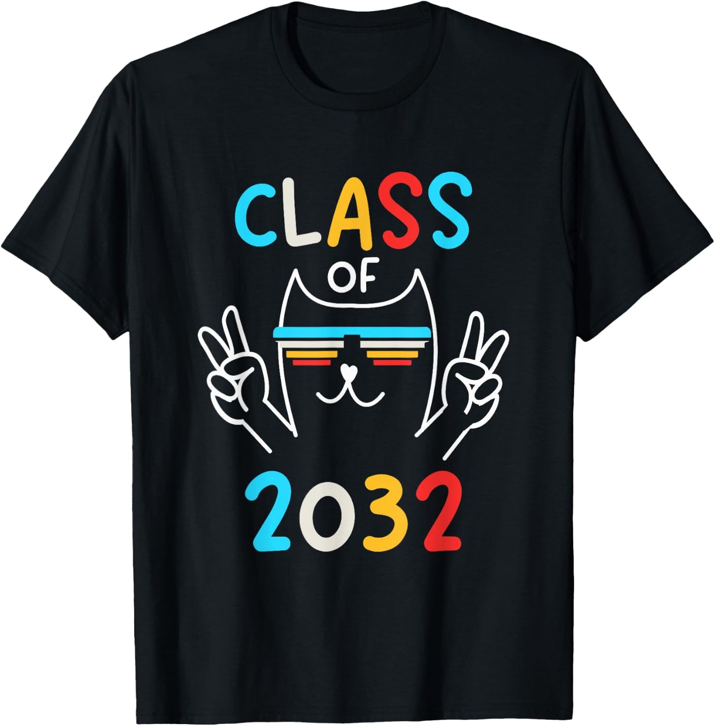 Class Of 2032 T-Shirt - T-Shirt | Black