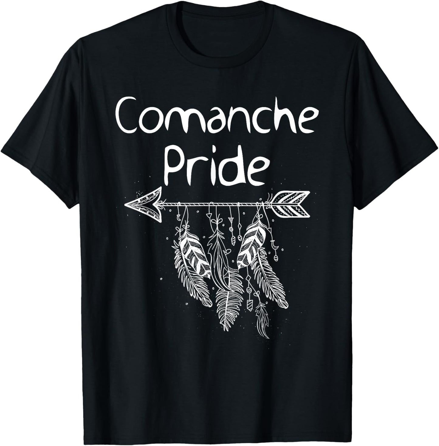 Comanche Pride Native American Nice Gift Men Women Kids T-Shirt - T-Shirt | Black