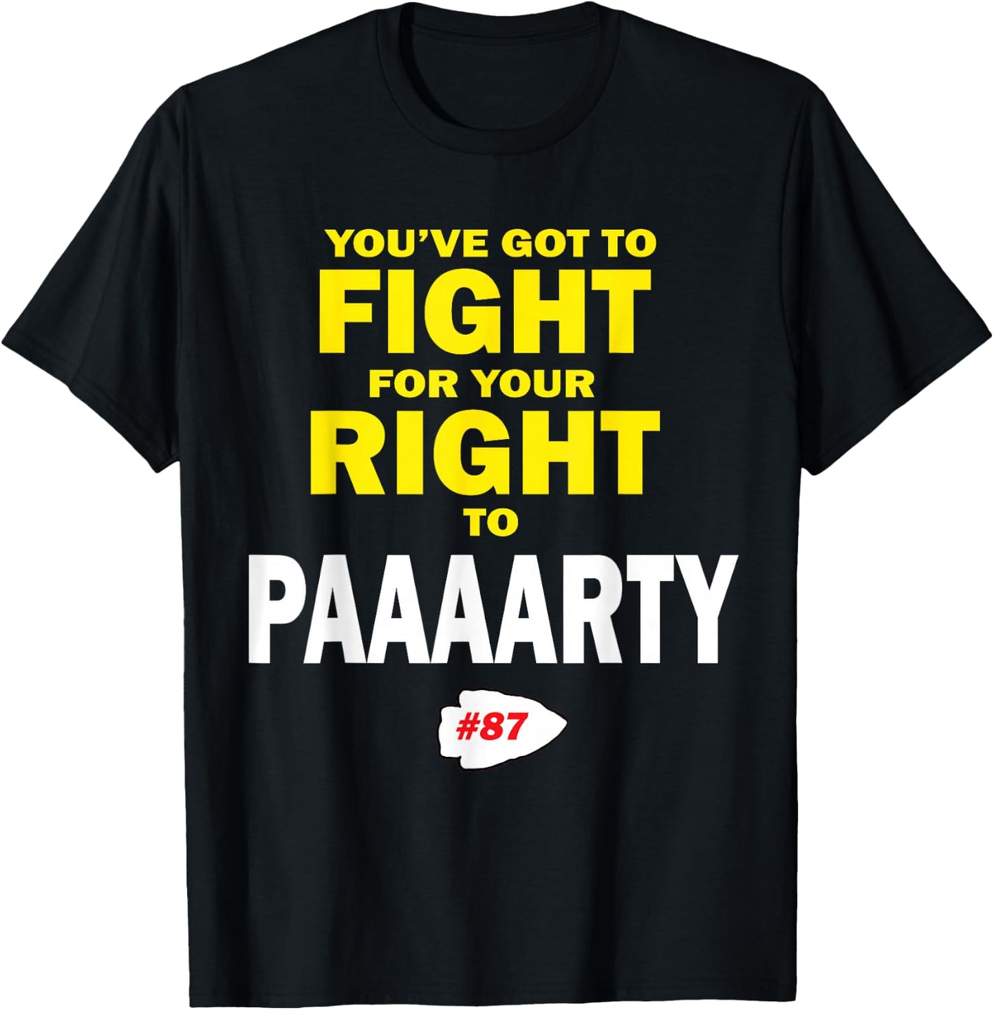 You've Got To Fight For Your Right To Paaaarty T-Shirt - T-Shirt | Black