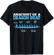 Anatomy of a Dragon Boat - Funny Dragon Boat Racing T-Shirt - T-Shirt | Black