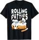 Rolling Fatties Chonk Cat Lover Gift Cat Mum Cat T-Shirt - T-Shirt | Black