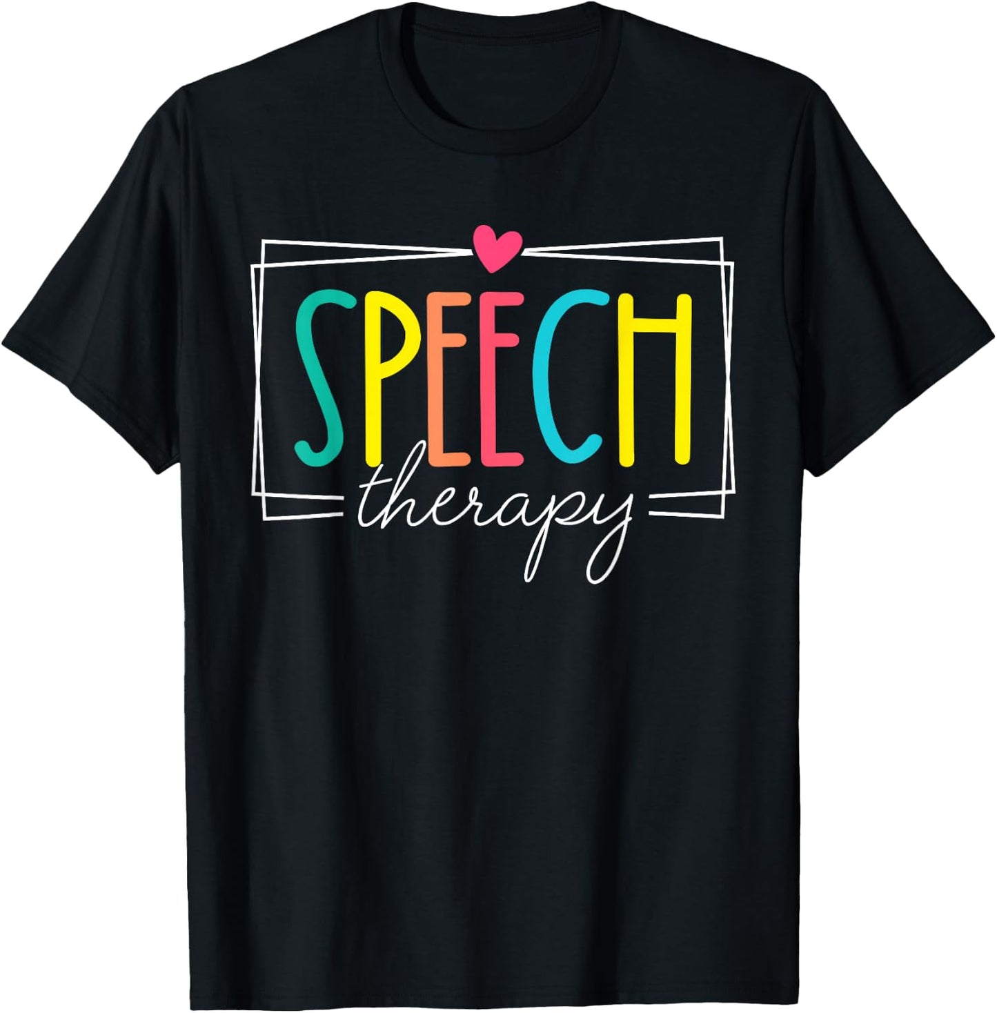 Speech Therapy Speech Language Pathologist SLP Women Funny T-Shirt - T-Shirt | Black