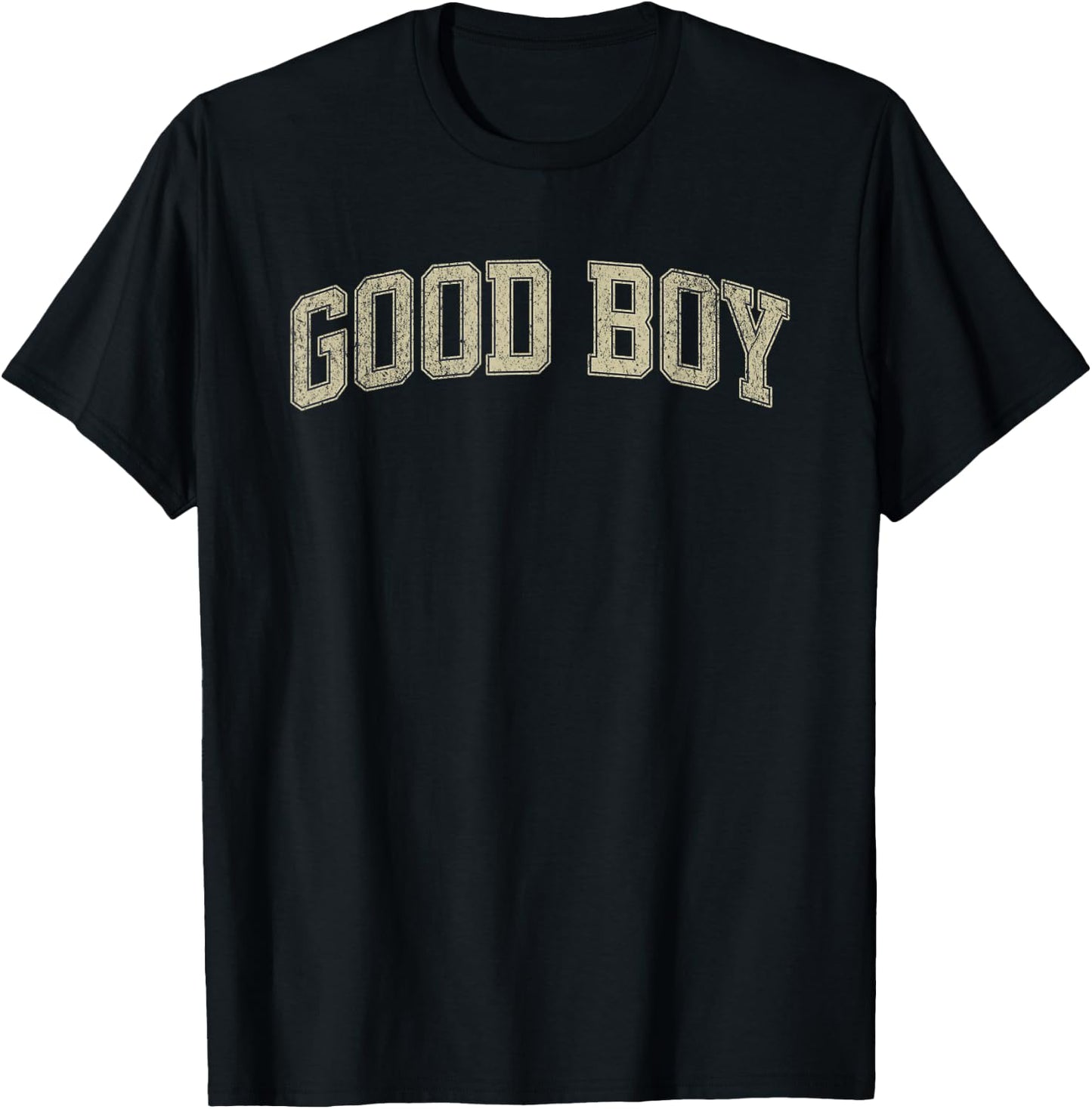 Good Boy Varsity Style Men's Boys' Good Boy T-Shirt - T-Shirt | Black