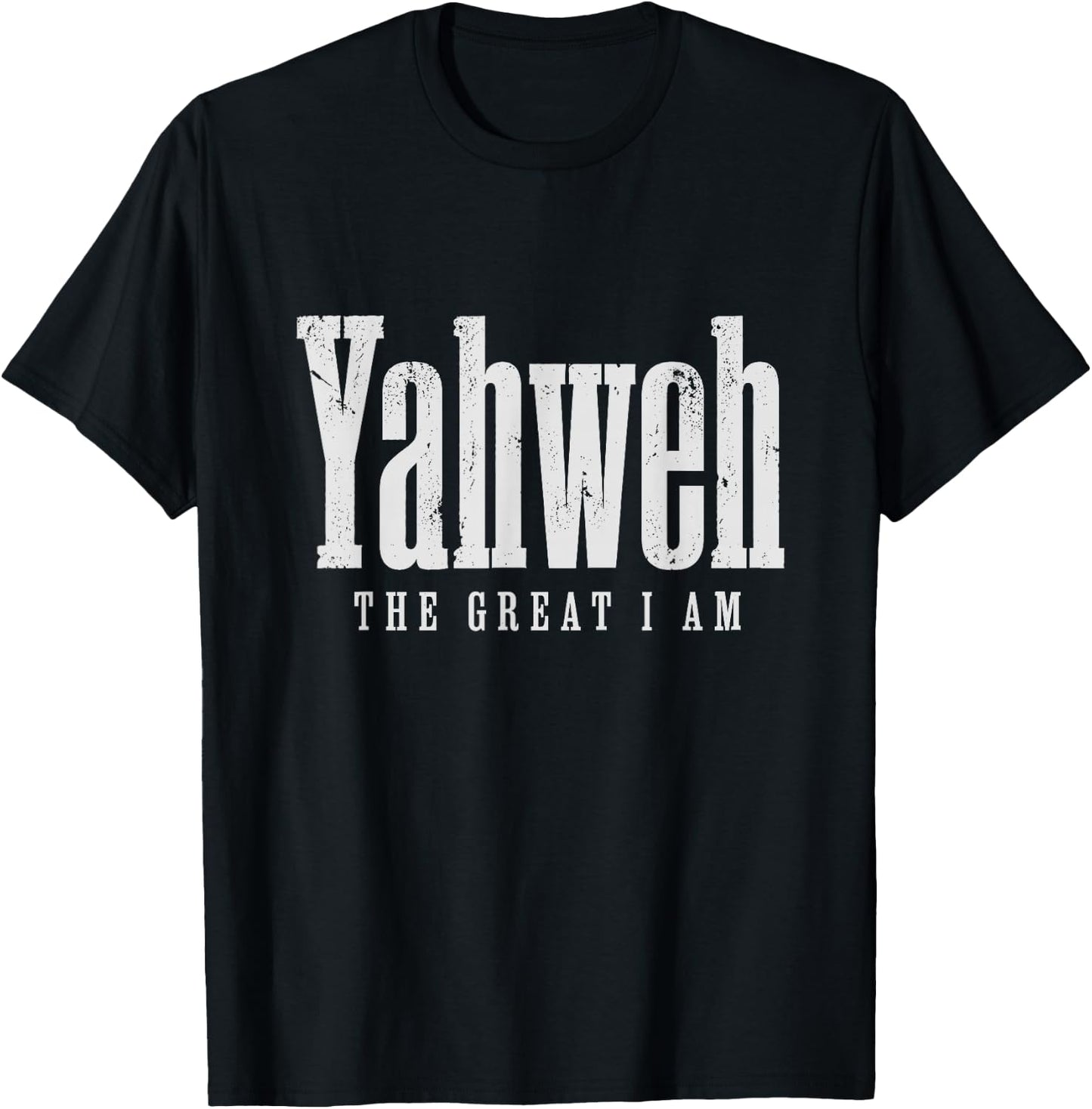 Yahweh Hebrew Roots Israelite Jewish Christian Religious T-Shirt - T-Shirt | Black