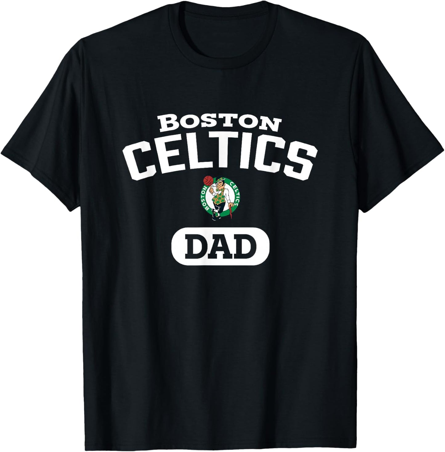 NBA Boston Celtics Dad Arched Team Logo T-Shirt - T-Shirt | Black