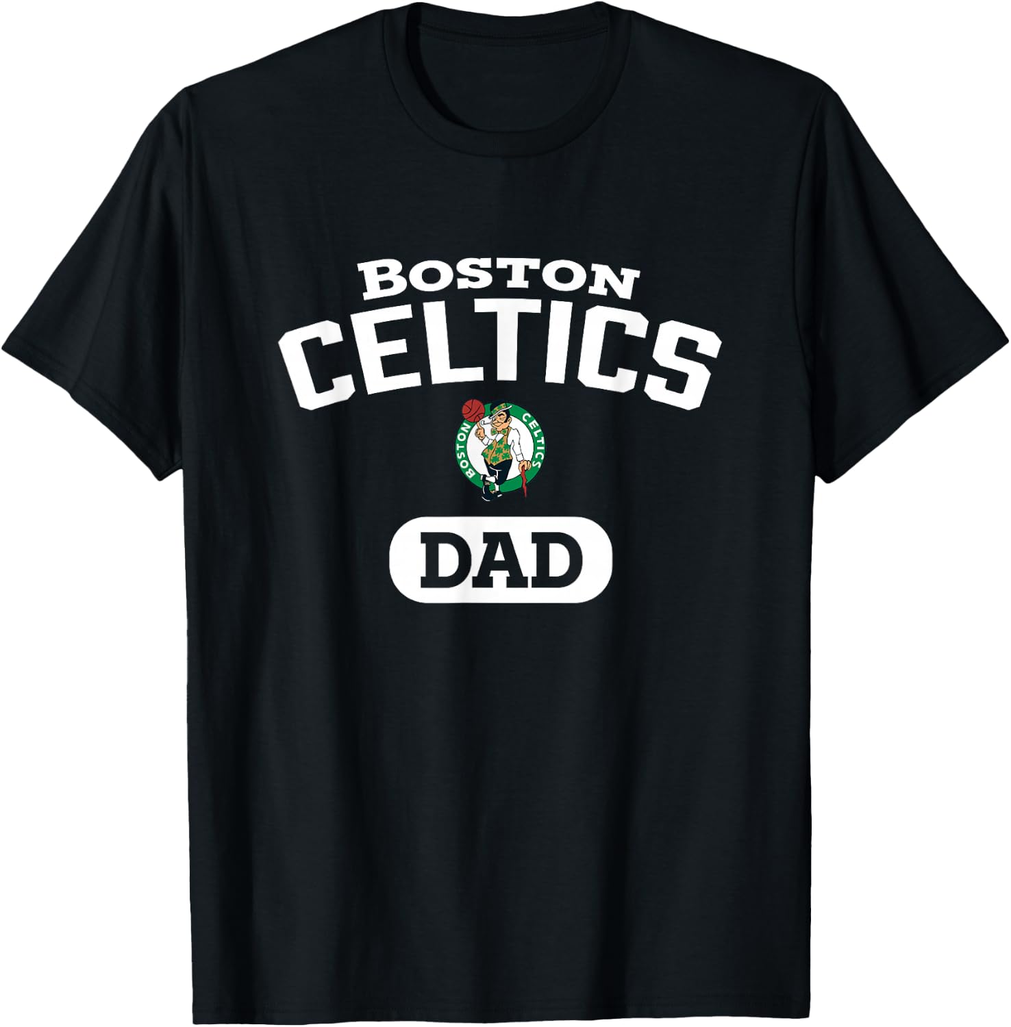 NBA Boston Celtics Dad Arched Team Logo T-Shirt - T-Shirt | Black