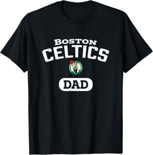 NBA Boston Celtics Dad Arched Team Logo T-Shirt - T-Shirt | Black
