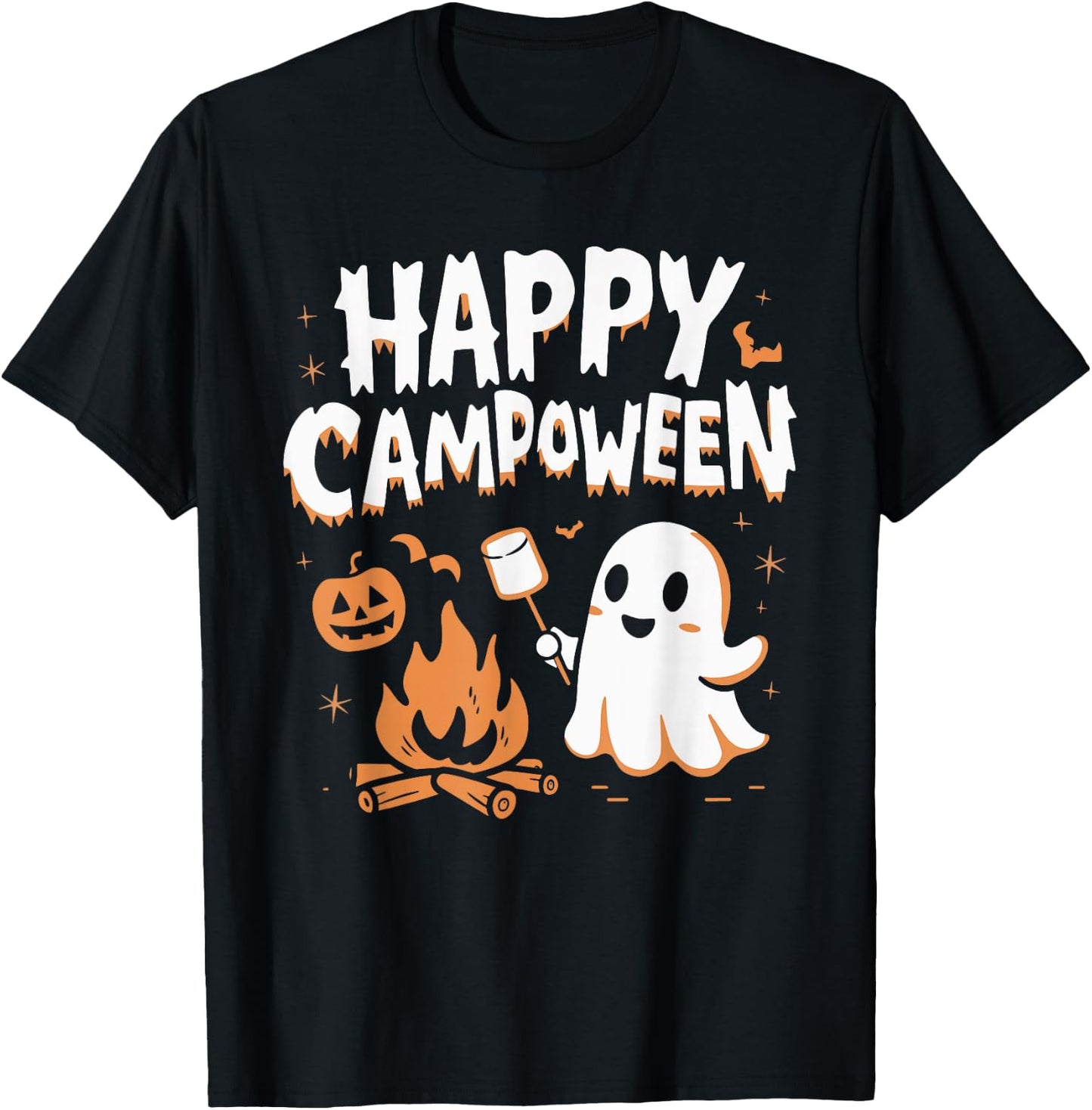 Happy Campoween T-Shirt - T-Shirt | Black
