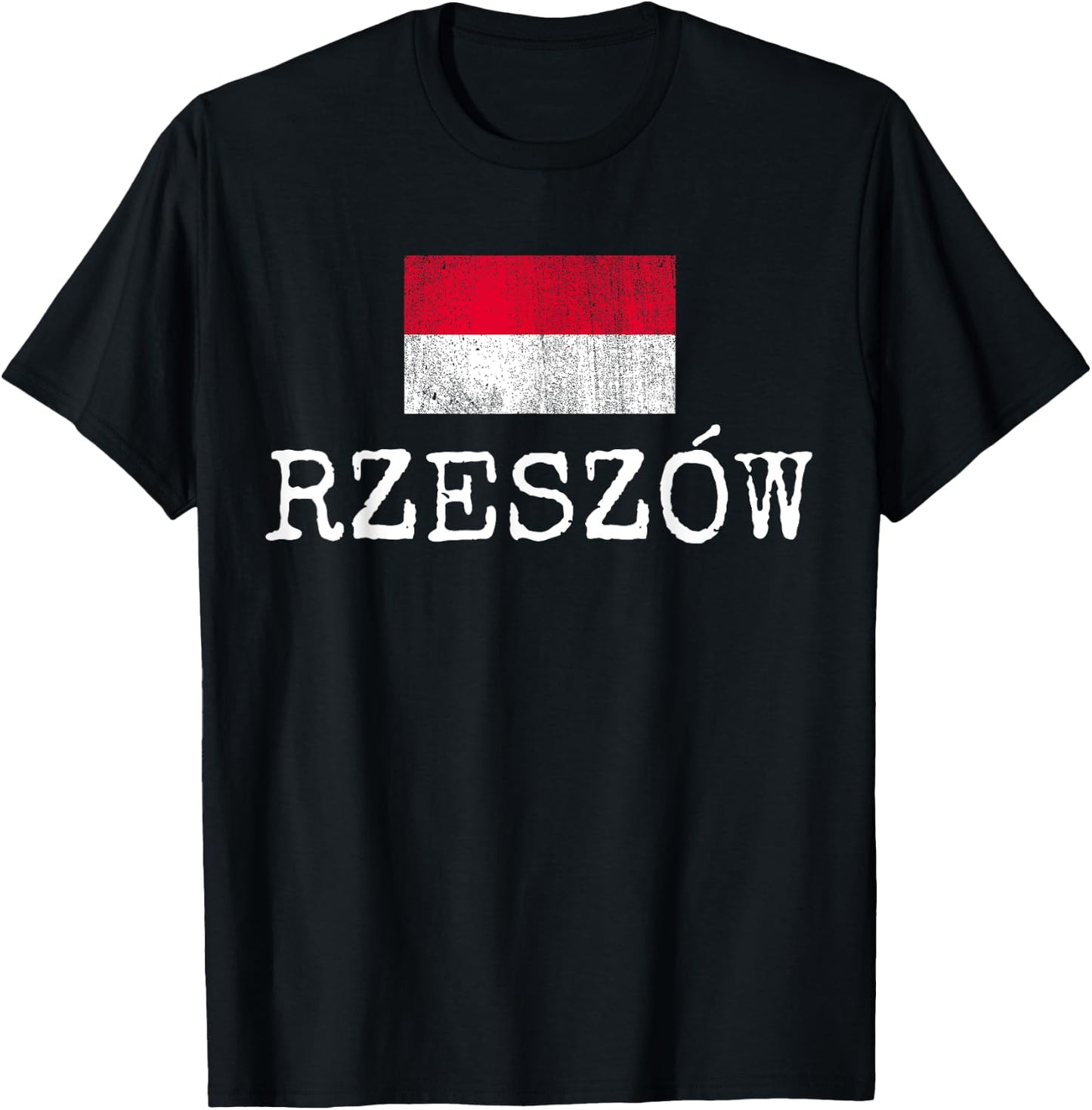 Rzeszow Poland City Polska Country Vacations Polish Travel T-Shirt - T-Shirt | Black