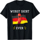 Sausage Shirt Ever Funny Oktoberfest German Sausage T-Shirt - T-Shirt | Black