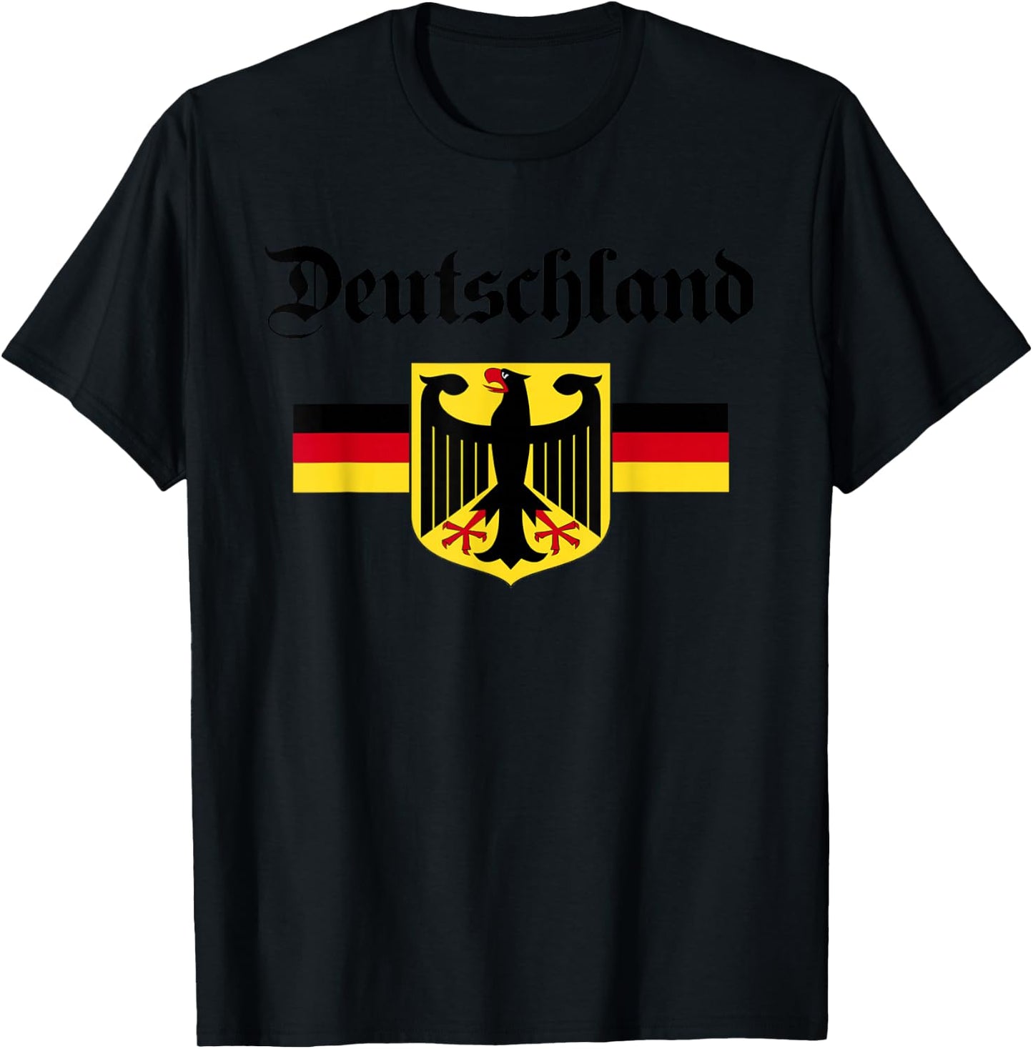 Deutschland Flag of German Eagle Germany German Small T-Shirt - T-Shirt | Black