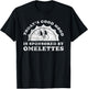 Funny Cute Retro Omelettes or Omelette Breakfast Eggs T-Shirt - T-Shirt | Black
