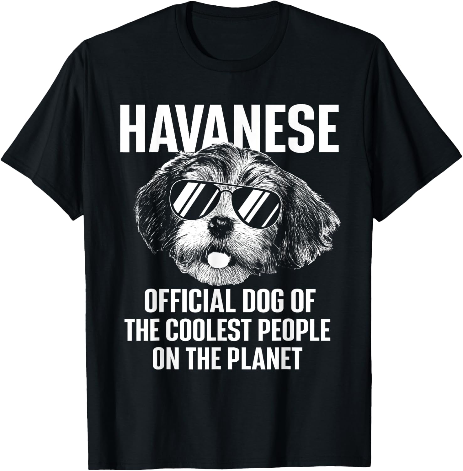 Havanese Official Dog of the Coolest People - Havanezer Women Kids T-Shirt - T-Shirt | Black