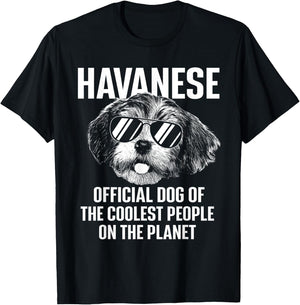Havanese Official Dog of the Coolest People - Havanezer Women Kids T-Shirt - T-Shirt | Black