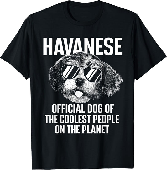 Havanese Official Dog of the Coolest People - Havanezer Women Kids T-Shirt - T-Shirt | Black
