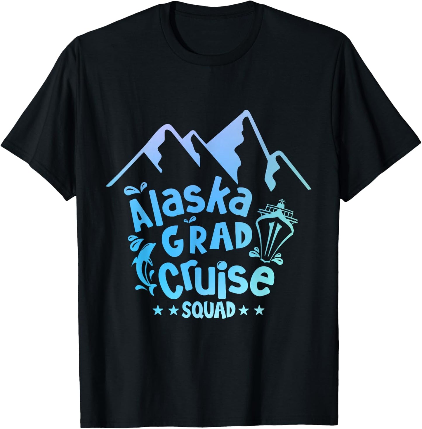 Graduation Cruise 2024 Alaska Senior Grad Alaskan Trip 2024 T-Shirt - T-Shirt | Black