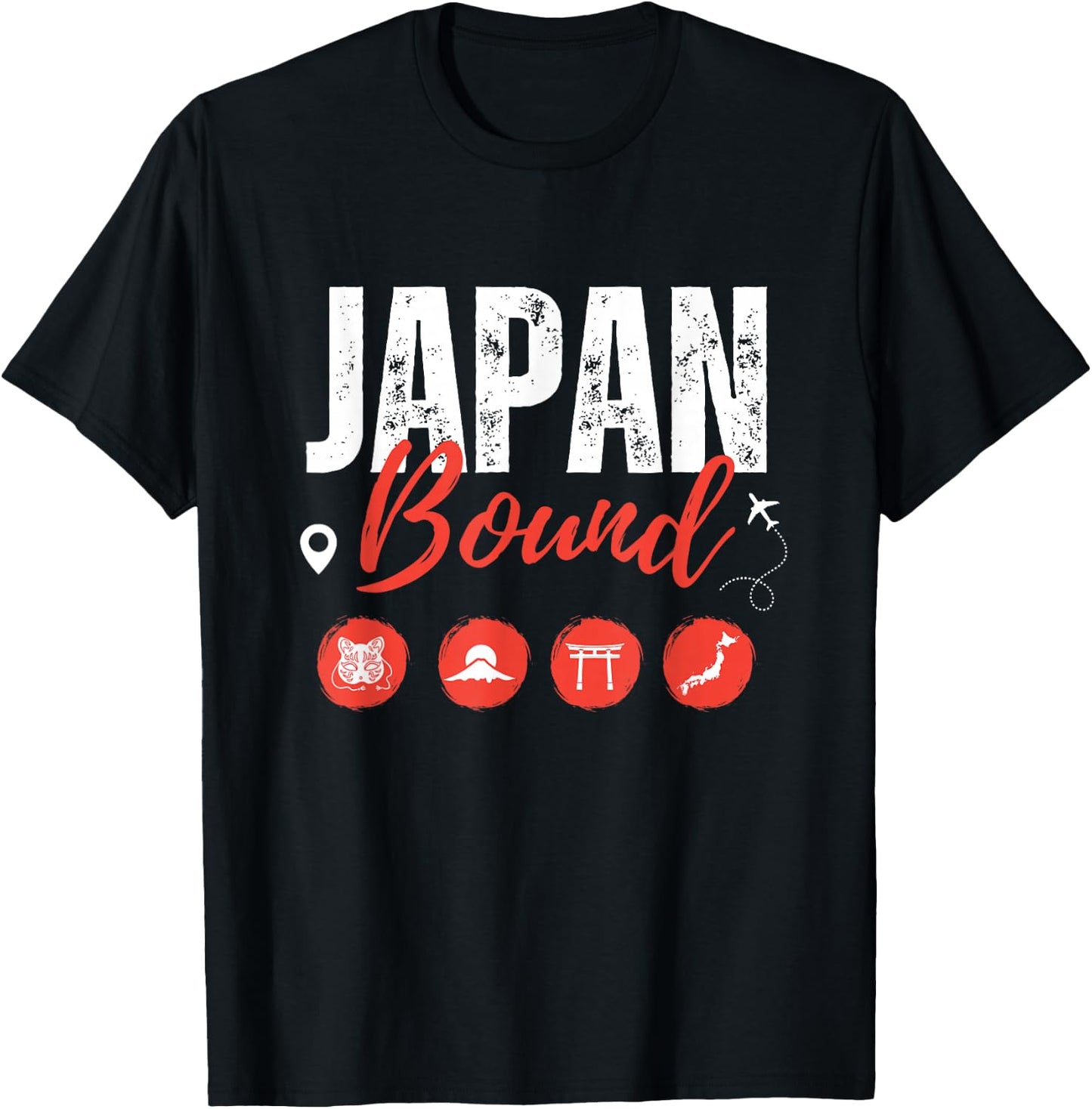 Japan Bound Tokyo Travel Vacation Trip Matching Family T-Shirt - T-Shirt | Black
