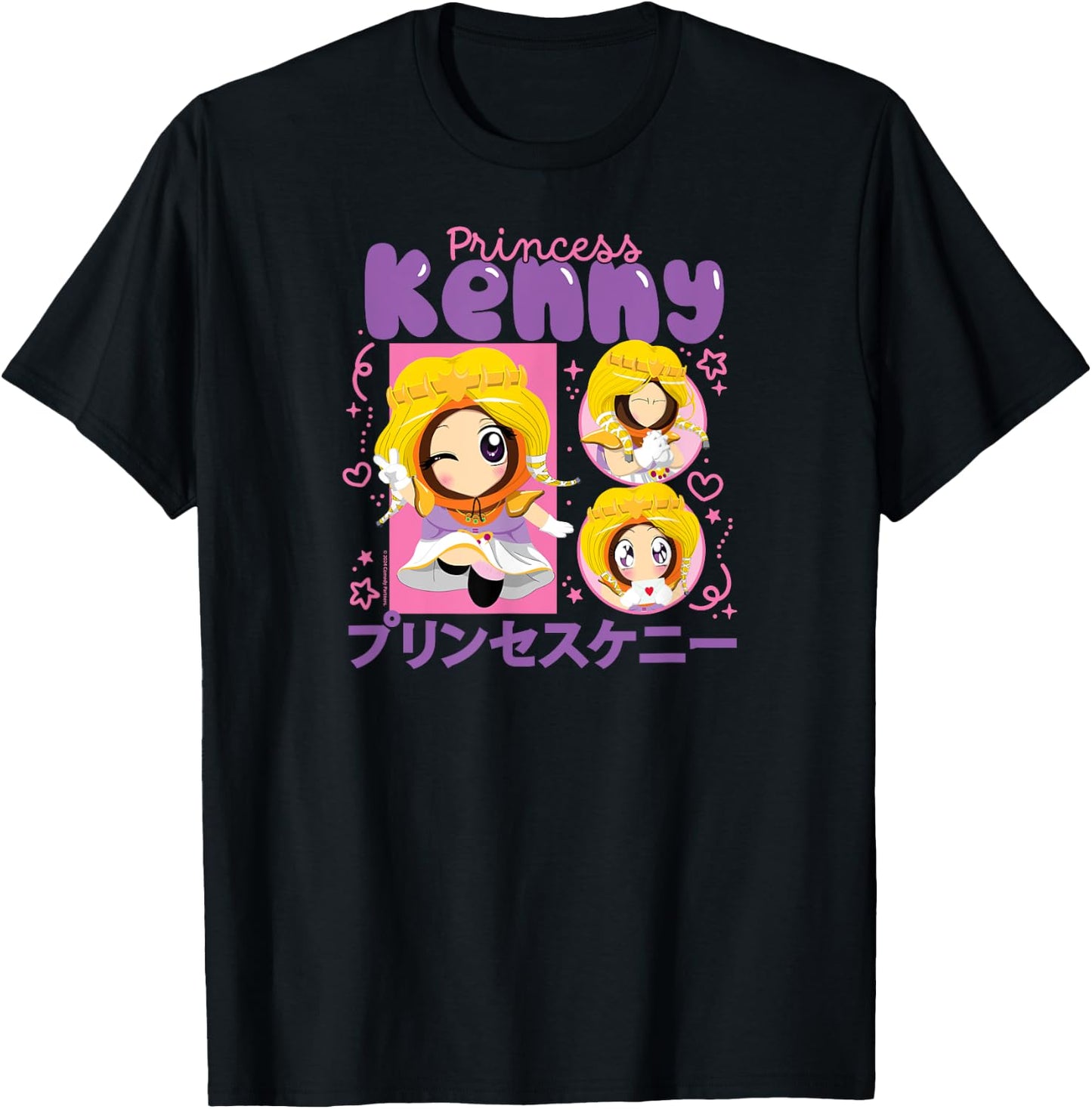 South Park - Kawaii Princess Kenny T-Shirt - T-Shirt | Black