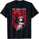 Not Today Jesus Satanic Goth Black Goat Demon 666 Alt Gothic T-Shirt - T-Shirt | Black