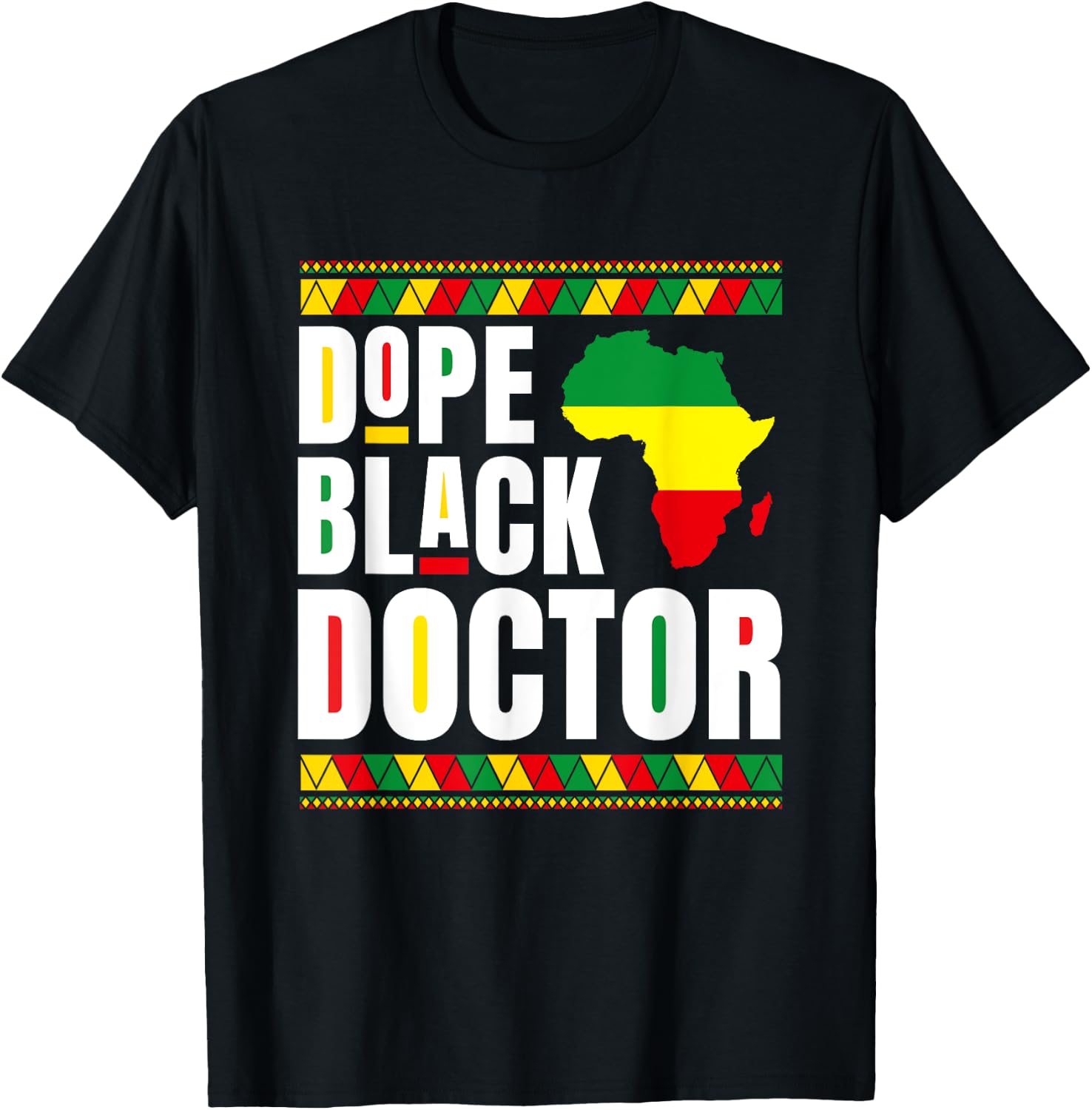 African American Hospital Physician Dope Black Doctor T-Shirt - T-Shirt | Black