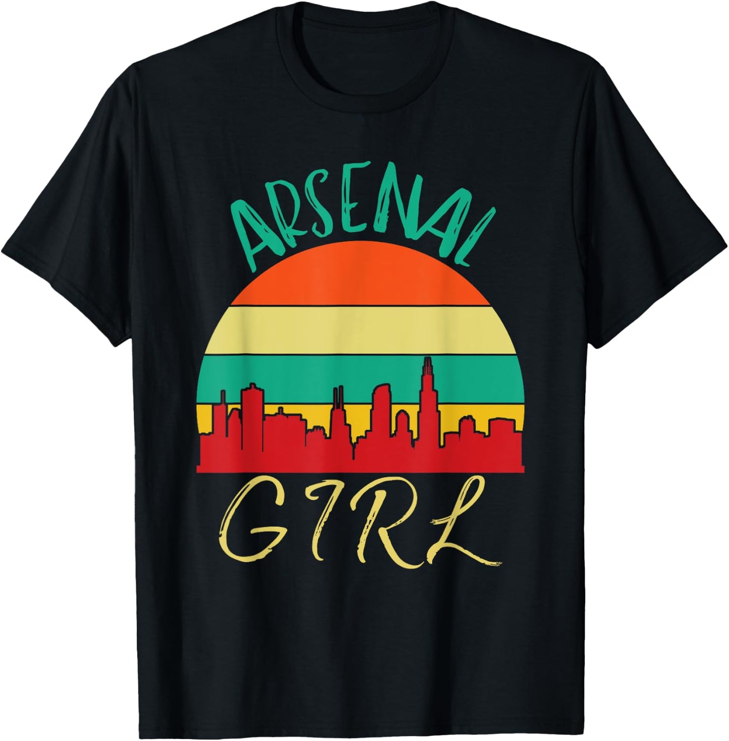 Arsenal Girl Love Arsenal Souvenir T-Shirt - T-Shirt | Black