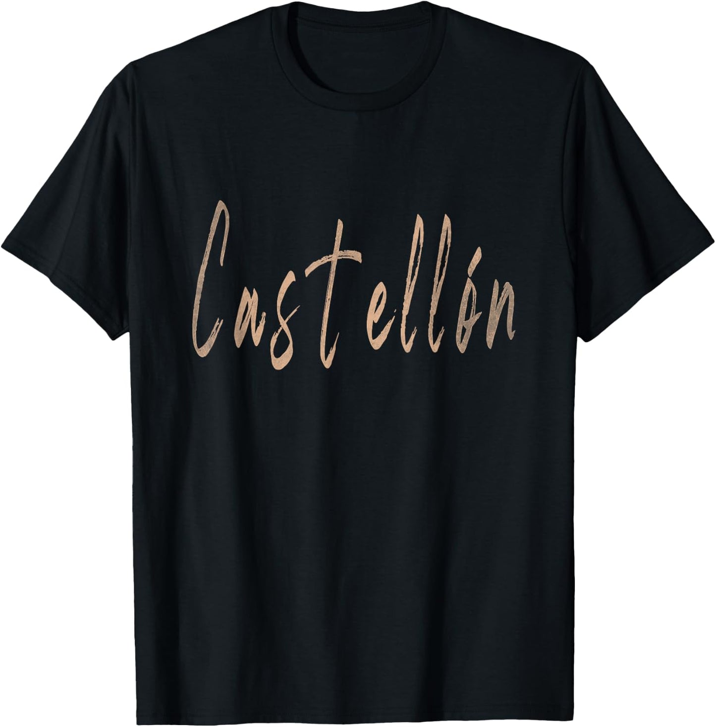 Castellón Spain Vintage Elegant Design T-Shirt - T-Shirt | Black