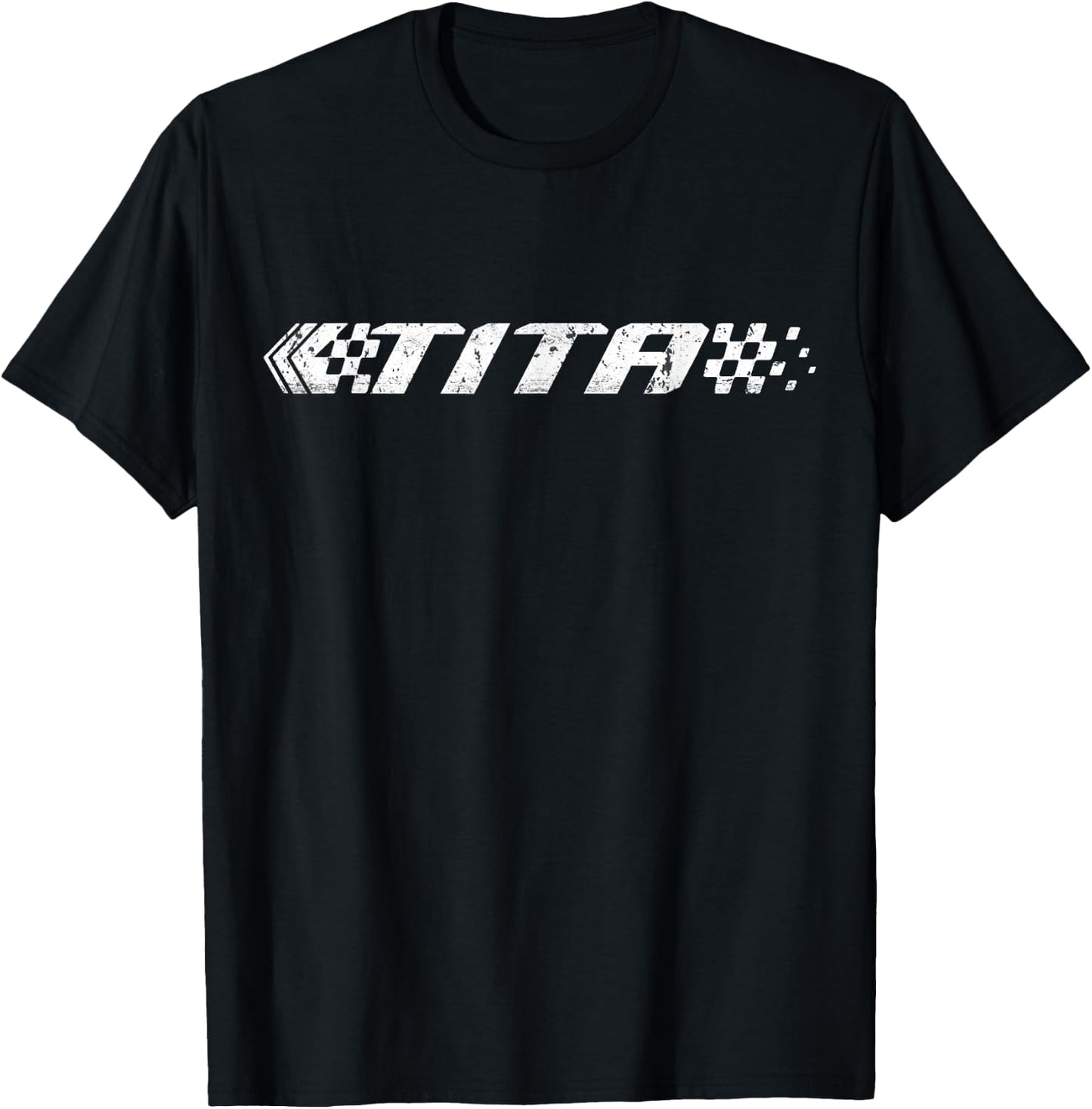 Racing Birthday Matching Family Race Car Pit Crew Tita T-Shirt - T-Shirt | Black