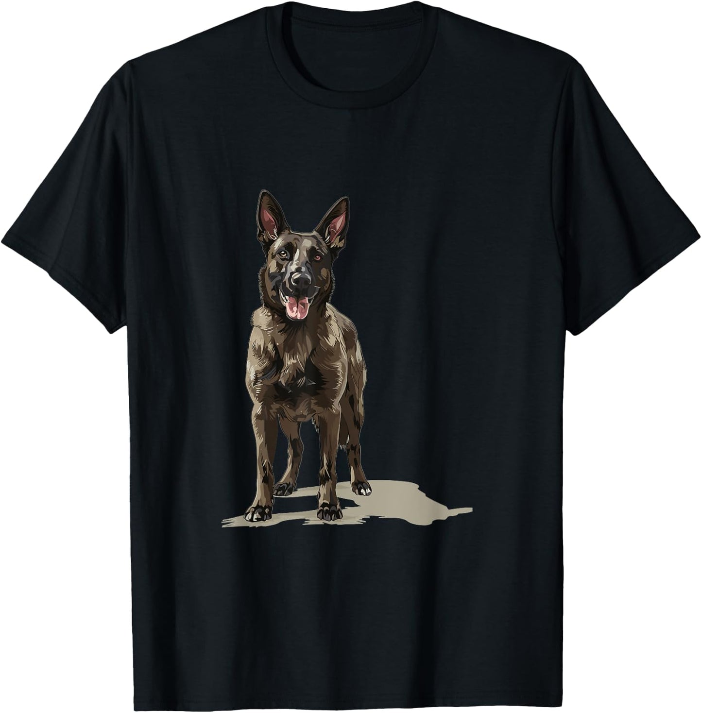 Dutch Shepherd Dog Breed Graphic T-Shirt - T-Shirt | Black