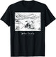 John Savio Sami Art Lapland Lapp with Reindeer at Bay Snow T-Shirt - T-Shirt | Black