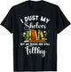 I Dust My Shelves But My Books Are Still Filthy Smut Book T-Shirt - T-Shirt | Black