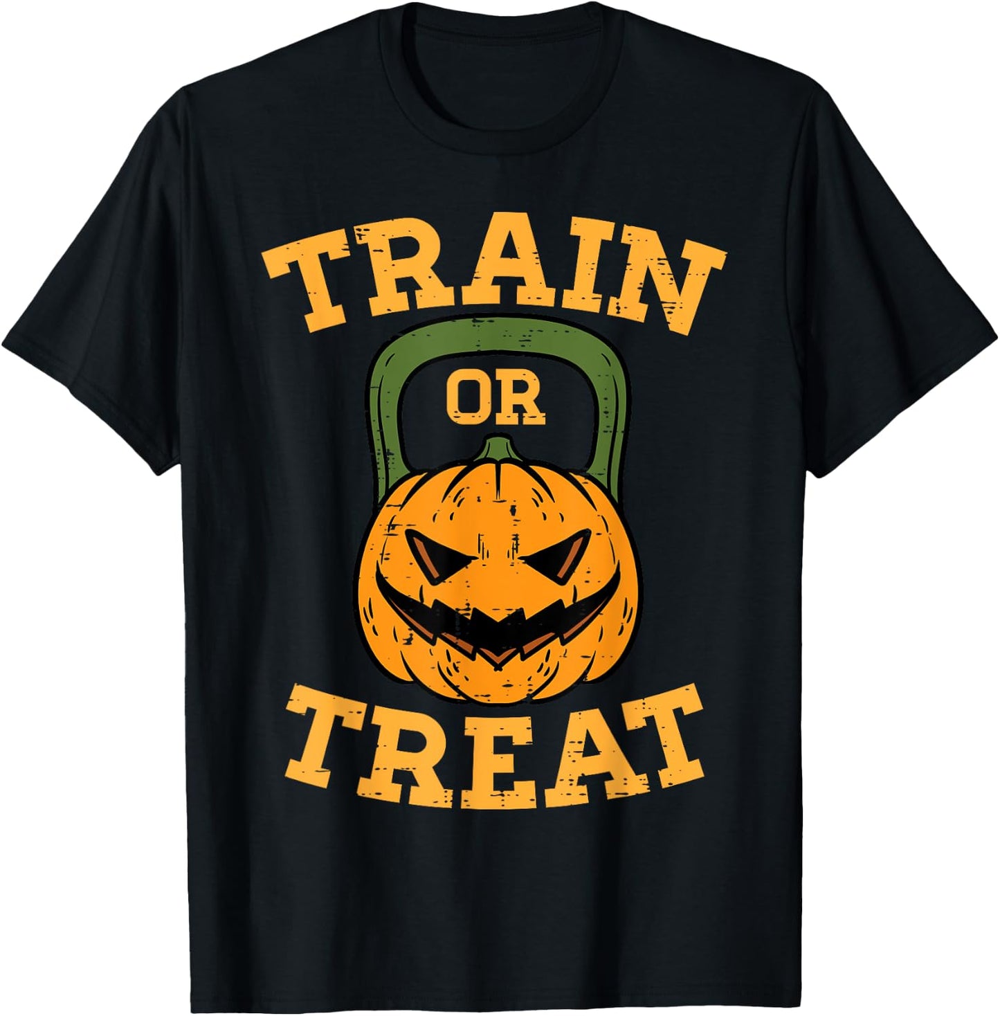 Halloween Gym Train or Treat Workout Costume Men Women Kids T-Shirt - T-Shirt | Black