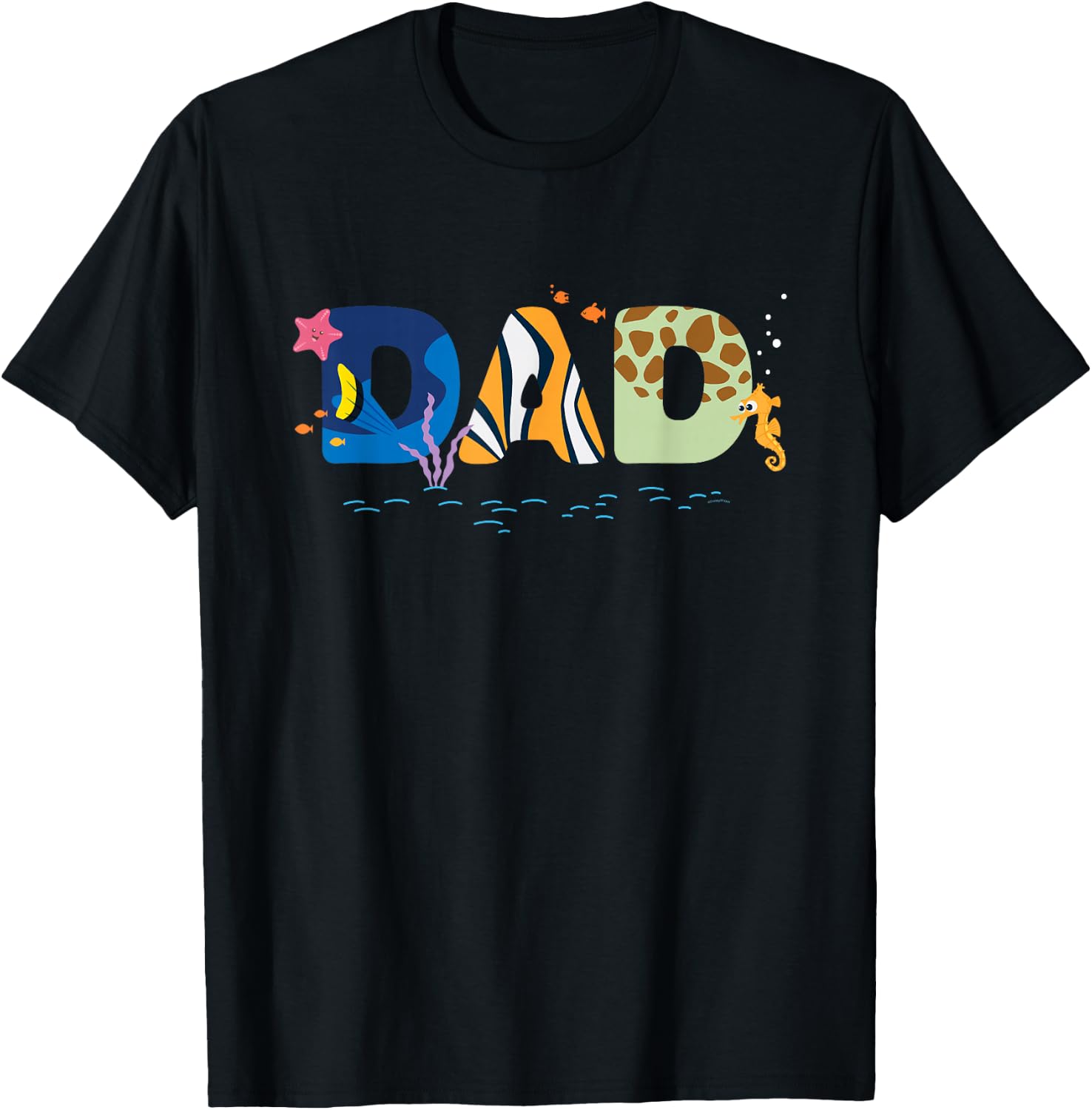 Disney and Pixar’s Finding Nemo Dad Father’s Day Birthday T-Shirt - T-Shirt | Black