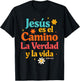 Spanish Jesus God Lover Jesus Es El Camino La Verdad Y La Vi T-Shirt - T-Shirt | Black