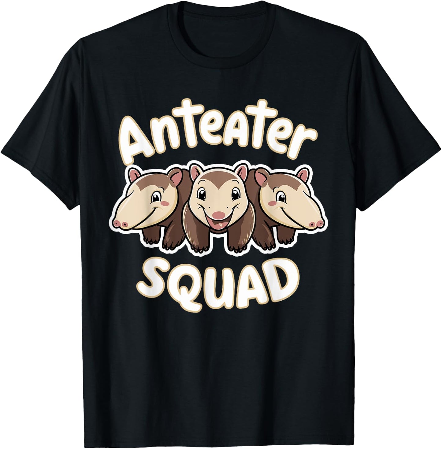 Anteater Squad for Anteater Lover Shirt | Anteater T-Shirt - T-Shirt | Black