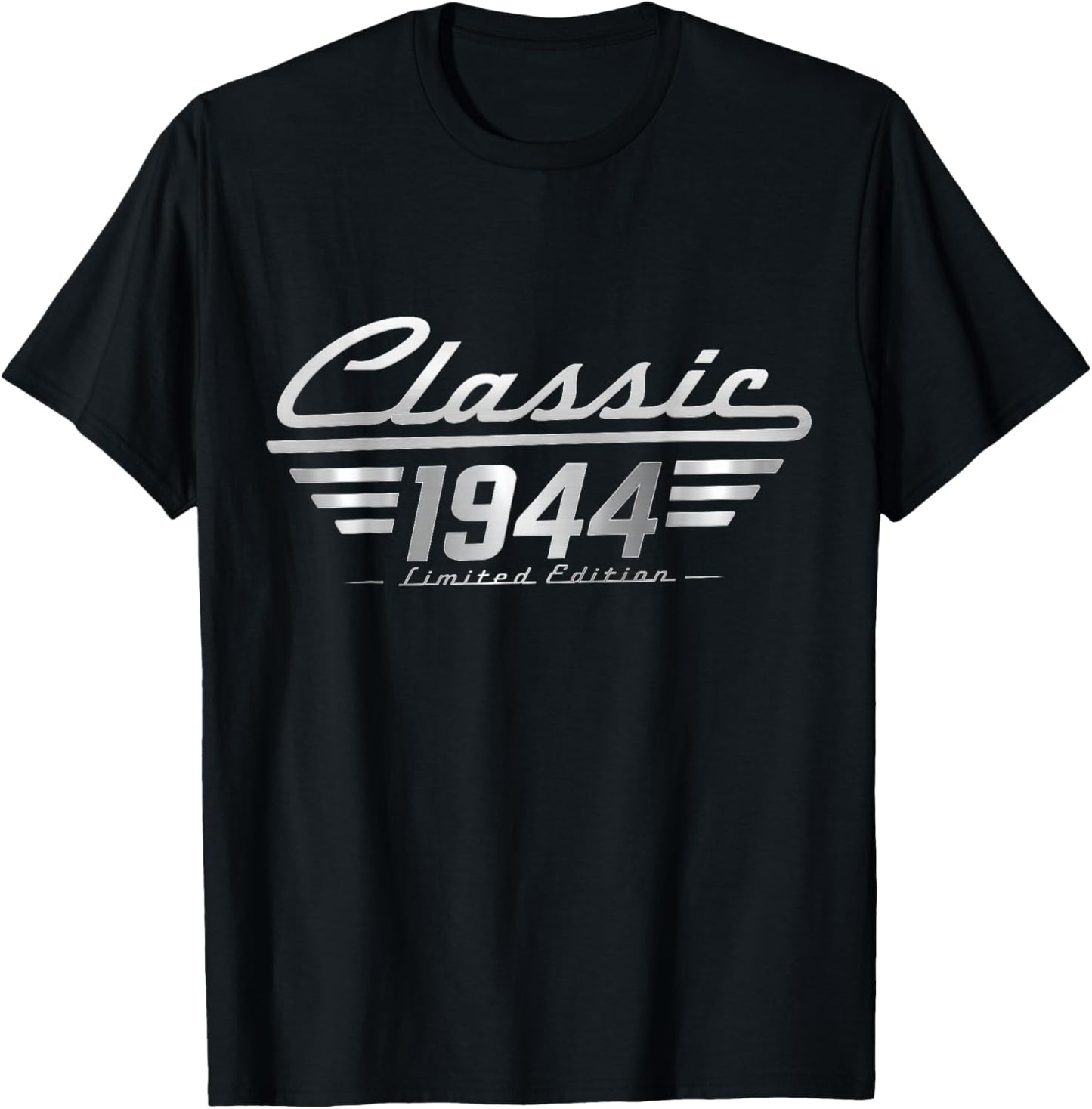 Classic 1944 Limited Edition Vintage Car Birthday T-Shirt - T-Shirt | Black