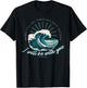 When You Go Through Deep Waters - Isaiah 43:2 Bible Verse T-Shirt - T-Shirt | Black