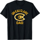 University of Wisconsin-Eau Claire Blugolds Arched Dad T-Shirt - T-Shirt | Black