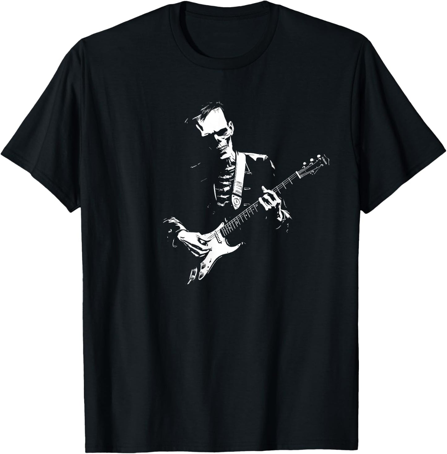 Frankenstein Guitar Player T-Shirt - T-Shirt | Black
