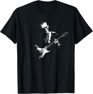 Frankenstein Guitar Player T-Shirt - T-Shirt | Black