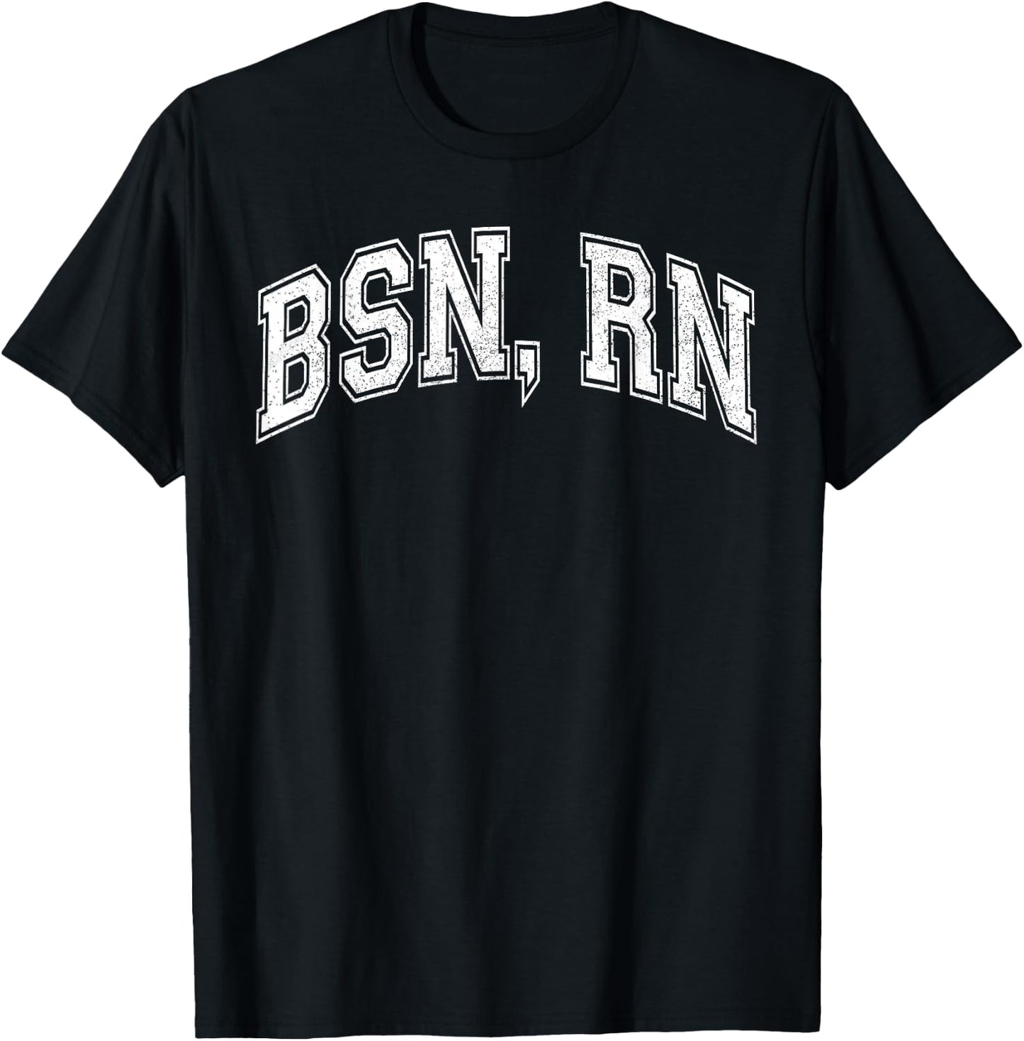 BSN Nurse BSN RN T Bachelor of Science in Nursing Nurse Squa T-Shirt - T-Shirt | Black