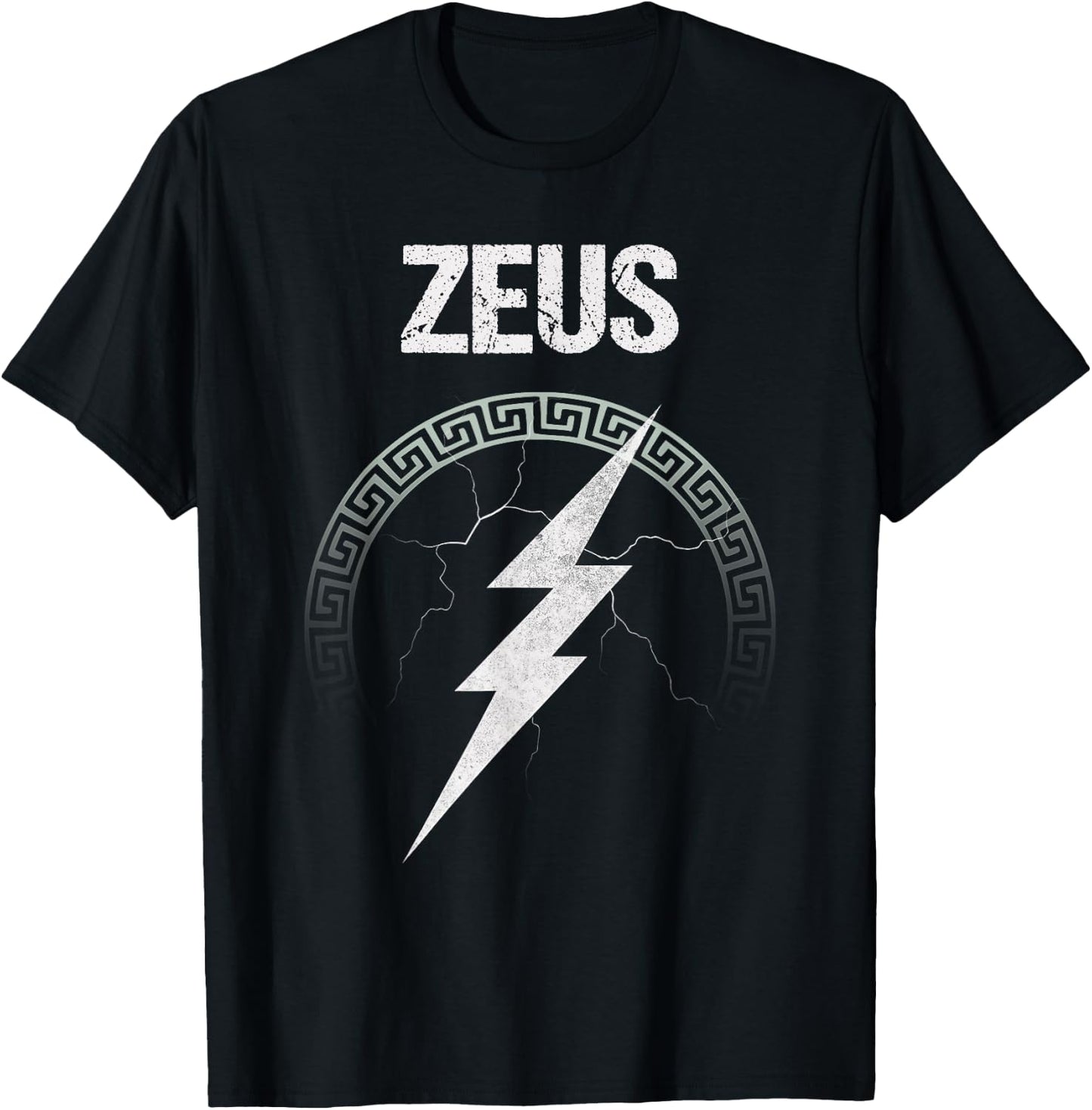 Zeus Ancient Greek God Symbol T-Shirt - T-Shirt | Black