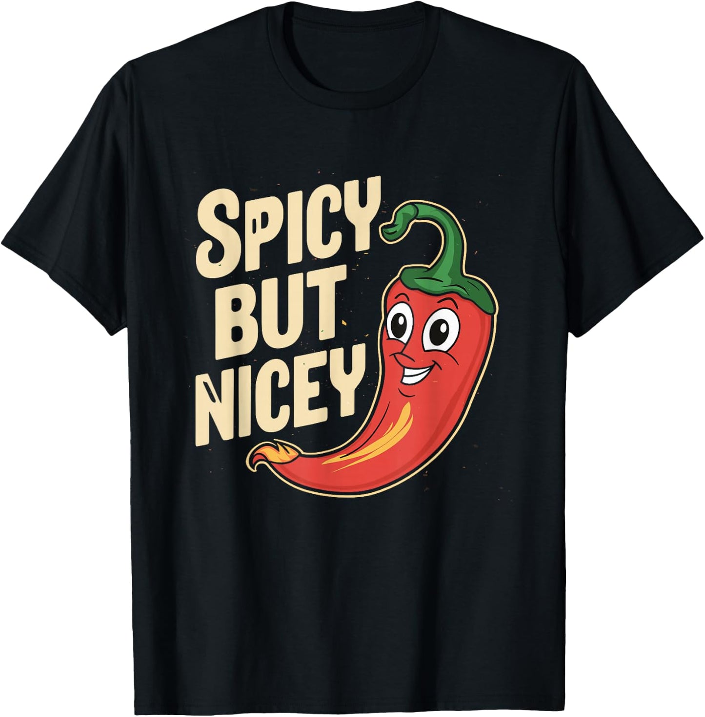 Spicy Food Lover Chili Peppers Chef Spice Scoville scale T-Shirt - T-Shirt | Black