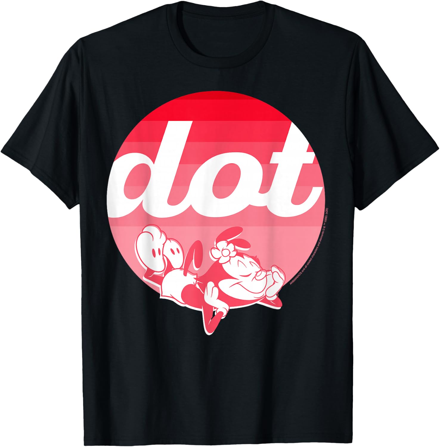 Animaniacs Dot Portrait T-Shirt - T-Shirt | Black