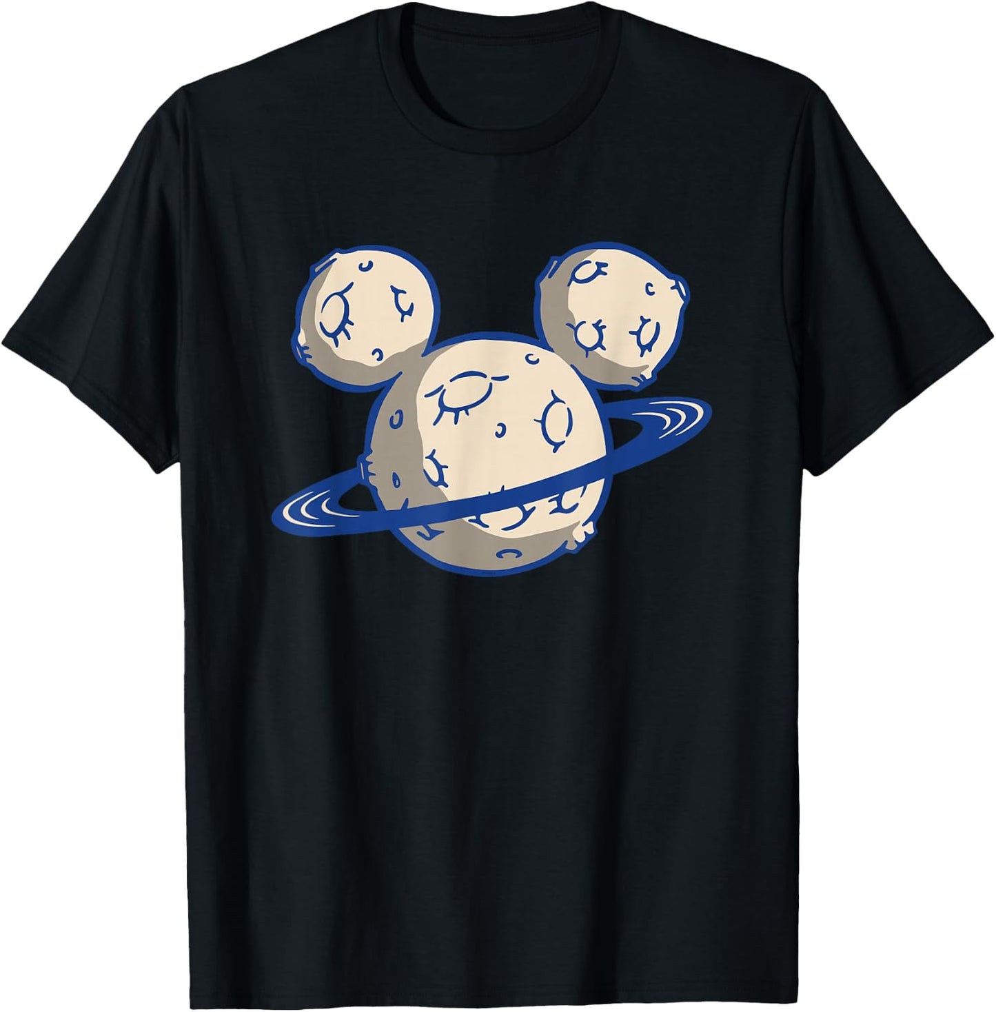 Disney Mickey Mouse Icon Planetary T-Shirt - T-Shirt | Black
